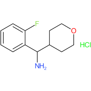 (2-Fluorophenyl)(tetrahydro-2H-pyran-4-yl)methanamine hydrochloride