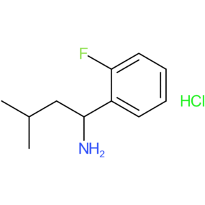 1-(2-Fluorophenyl)-3-methylbutan-1-amine hydrochloride