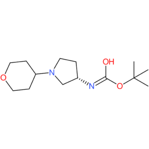 (S)-tert-Butyl 1-(tetrahydro-2H-pyran-4-yl)pyrrolidin-3-ylcarbamate