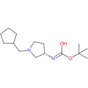 (S)-tert-Butyl 1-(cyclopentylmethyl)pyrrolidin-3-ylcarbamate