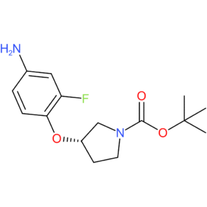 (S)-tert-Butyl 3-(4-amino-2-fluorophenoxy)pyrrolidine-1-carboxylate