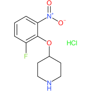 4-(2-Fluoro-6-nitrophenoxy)piperidine hydrochloride