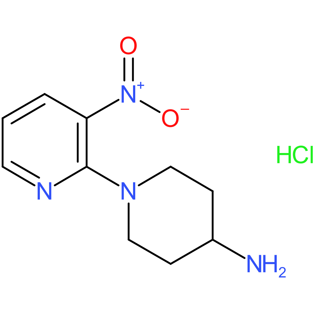 1-(3-Nitropyridin-2-yl)piperidin-4-amine hydrochloride