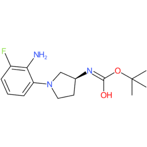 (S)-tert-Butyl 1-(2-amino-3-fluorophenyl)pyrrolidin-3-ylcarbamate