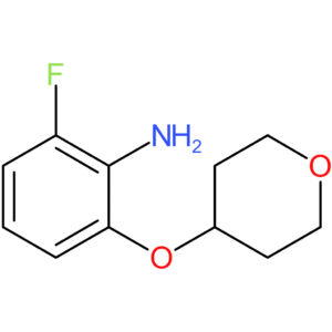 2-Fluoro-6-(tetrahydro-2H-pyran-4-yloxy)aniline