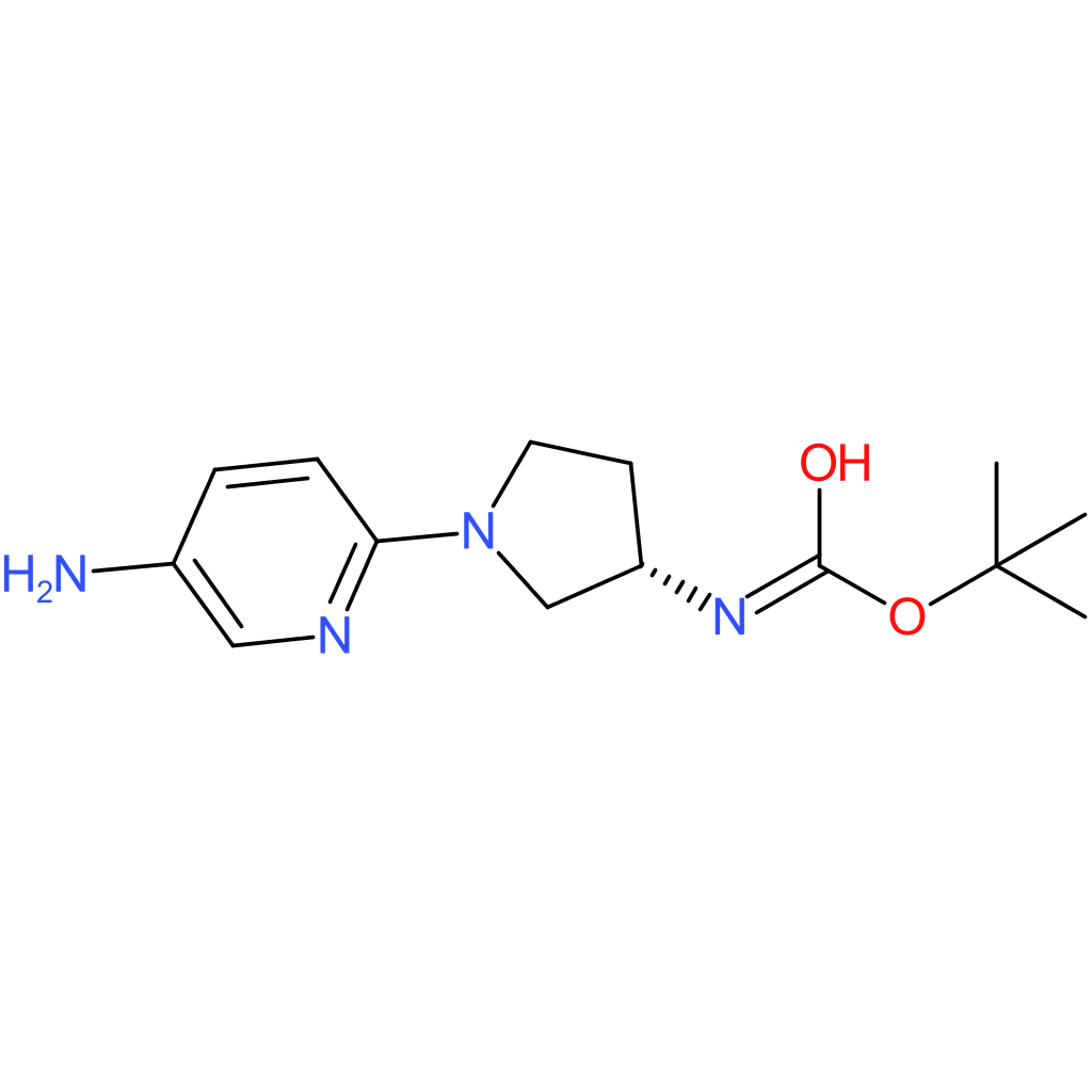 (S)-tert-Butyl 1-(5-aminopyridin-2-yl)pyrrolidin-3-ylcarbamate