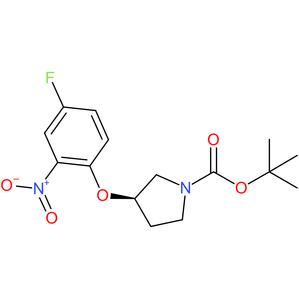 (R)-tert-Butyl 3-(4-fluoro-2-nitrophenoxy)pyrrolidine-1-carboxylate