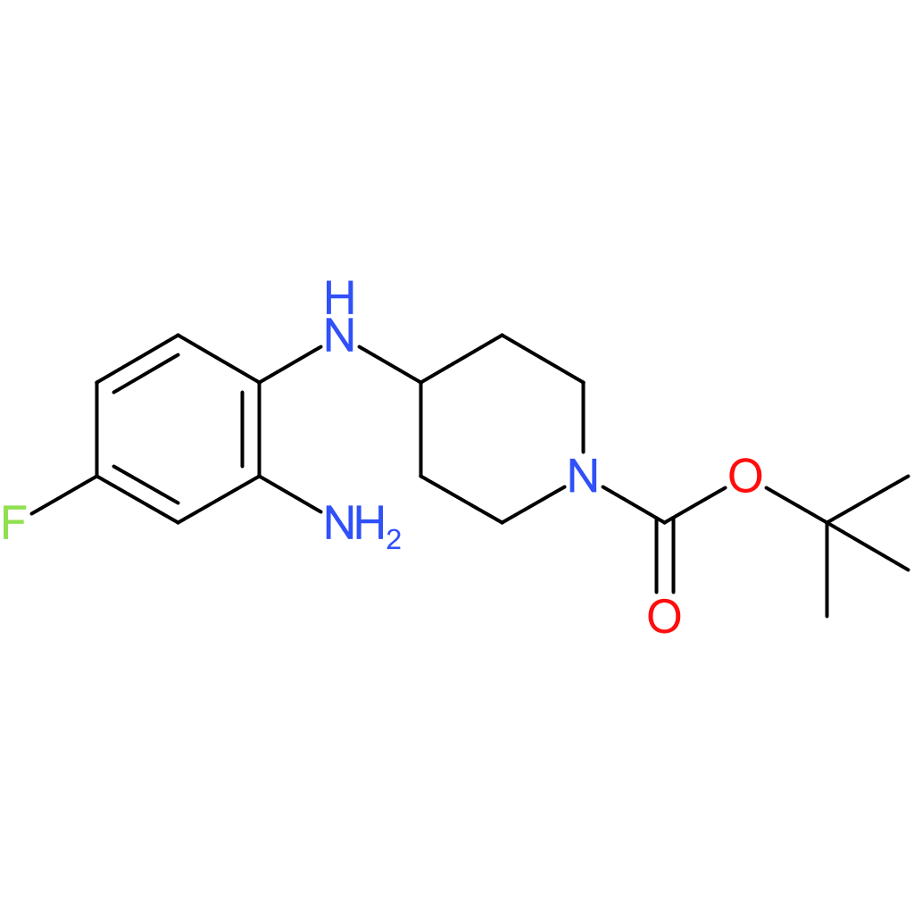 tert-Butyl 4-(2-amino-4-fluorophenylamino)piperidine-1-carboxylate