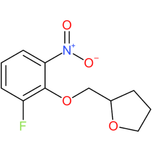 2-[(2-fluoro-6-nitrophenoxy)methyl]tetrahydrofuran