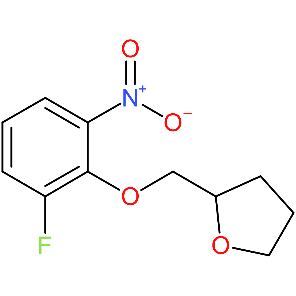 2-[(2-fluoro-6-nitrophenoxy)methyl]tetrahydrofuran