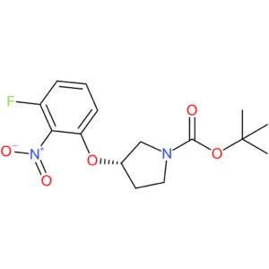 (S)-tert-Butyl 3-(3-fluoro-2-nitrophenoxy)pyrrolidine-1-carboxylate