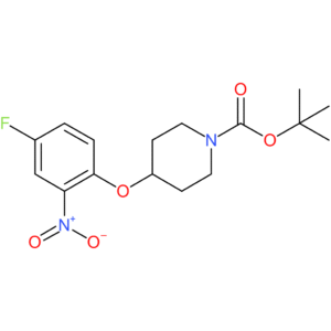 tert-Butyl 4-(4-fluoro-2-nitrophenoxy)piperidine-1-carboxylate