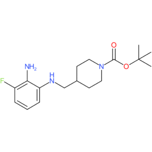 tert-Butyl 4-[(2-amino-3-fluorophenylamino)methyl]piperidine-1-carboxylate