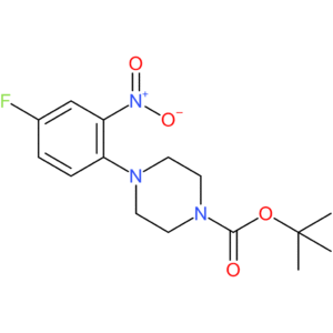 tert-Butyl 4-(4-fluoro-2-nitrophenyl)piperazine-1-carboxylate