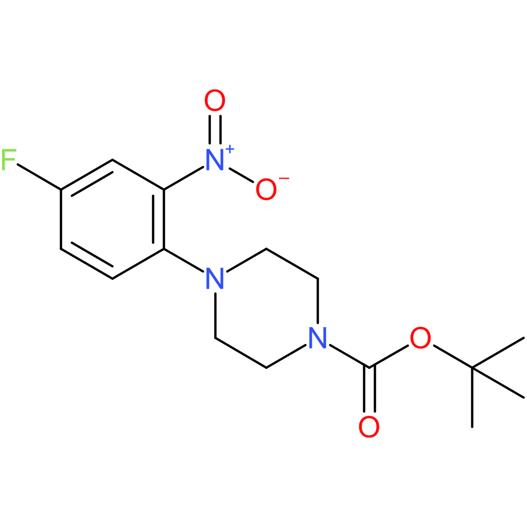tert-Butyl 4-(4-fluoro-2-nitrophenyl)piperazine-1-carboxylate