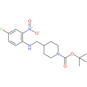 tert-Butyl 4-[(4-fluoro-2-nitrophenylamino)methyl]piperidine-1-carboxylate