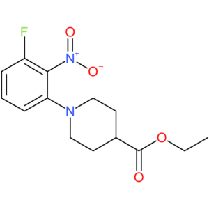 Ethyl 1-(3-fluoro-2-nitrophenyl)piperidine-4-carboxylate
