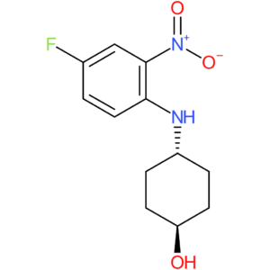 (1R*,4R*)-4-(4-Fluoro-2-nitrophenylamino)cyclohexanol