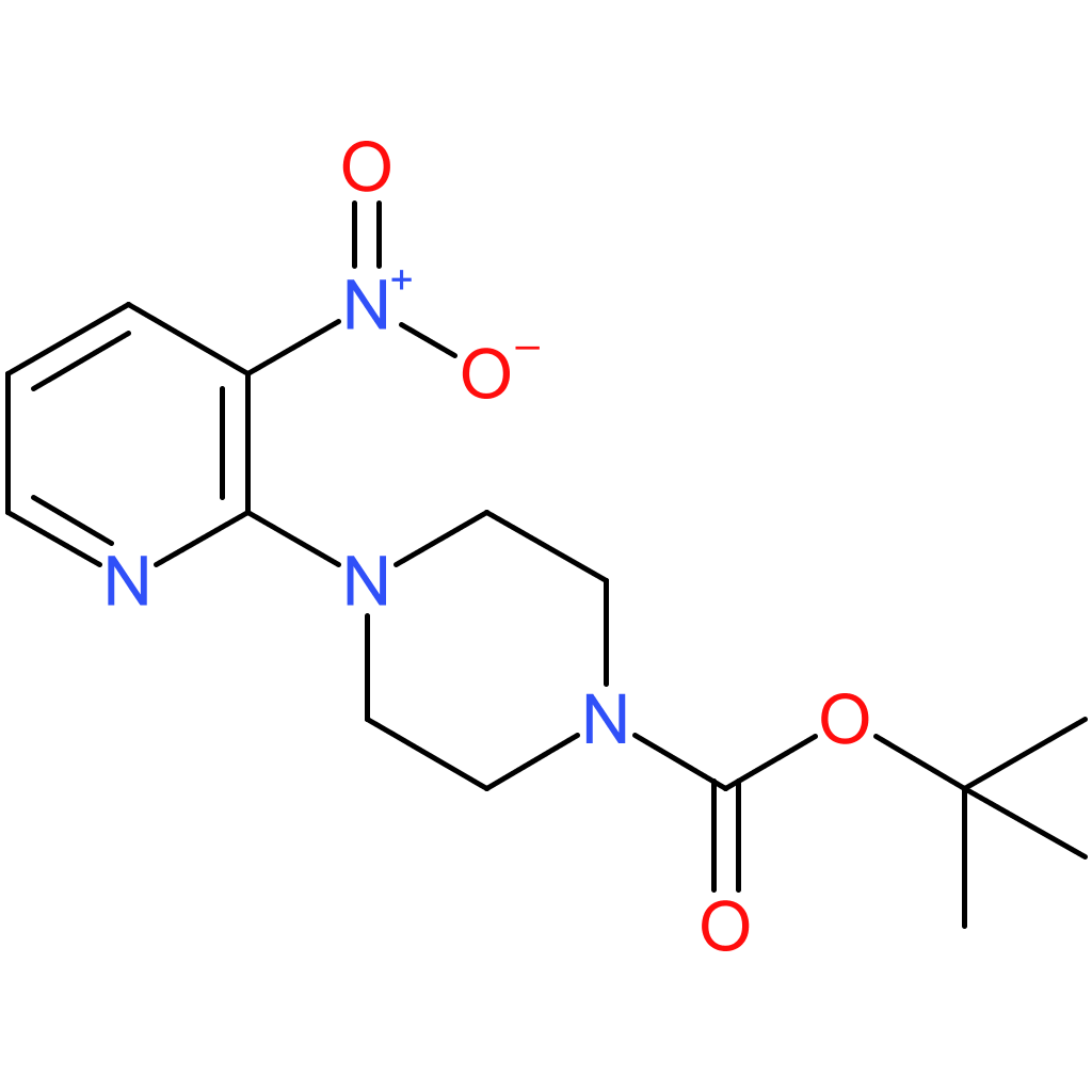 tert-Butyl 4-(3-nitropyridine-2-yl)piperazine-1-carboxylate