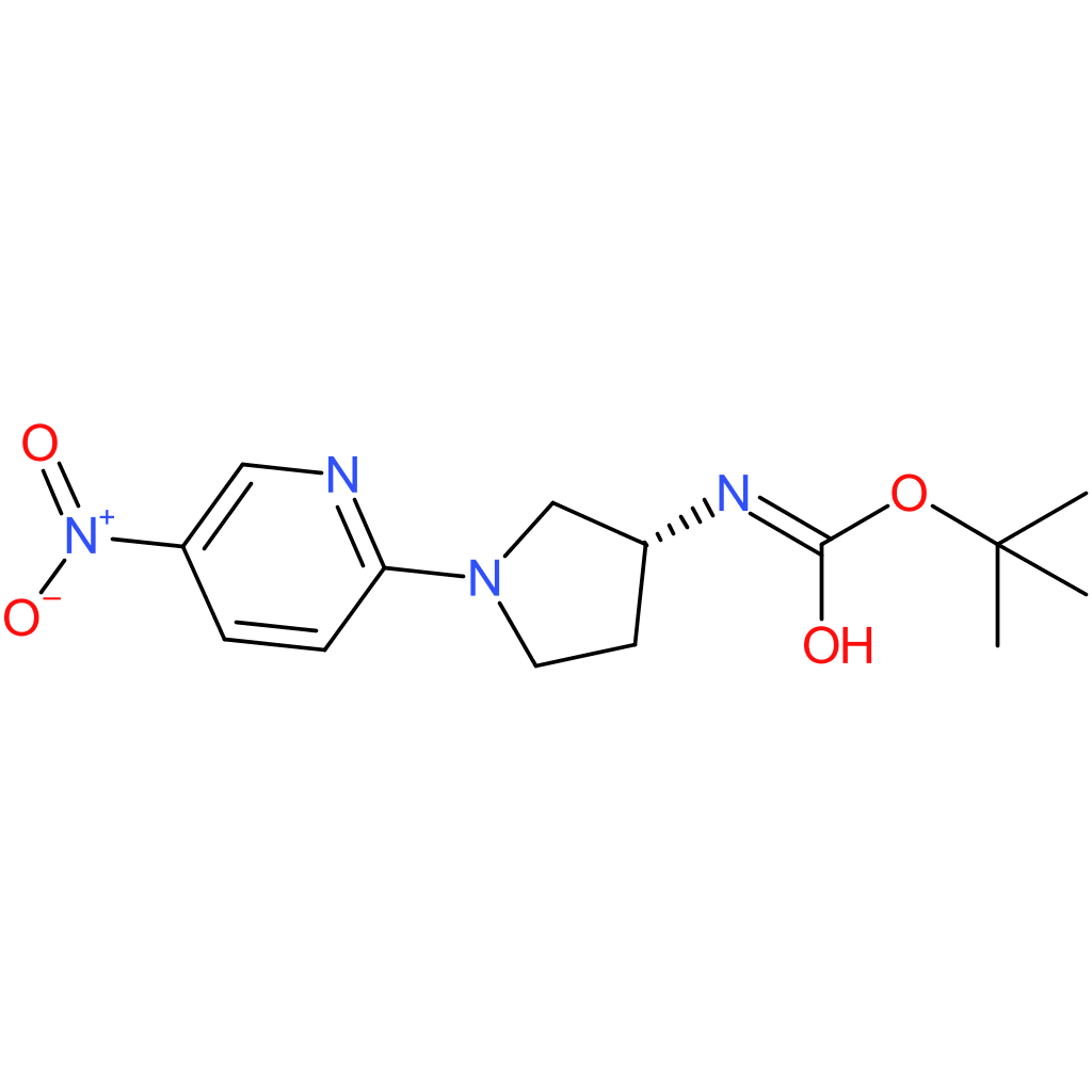 (R)-tert-Butyl 1-(5-nitropyridin-2-yl)pyrrolidin-3-ylcarbamate