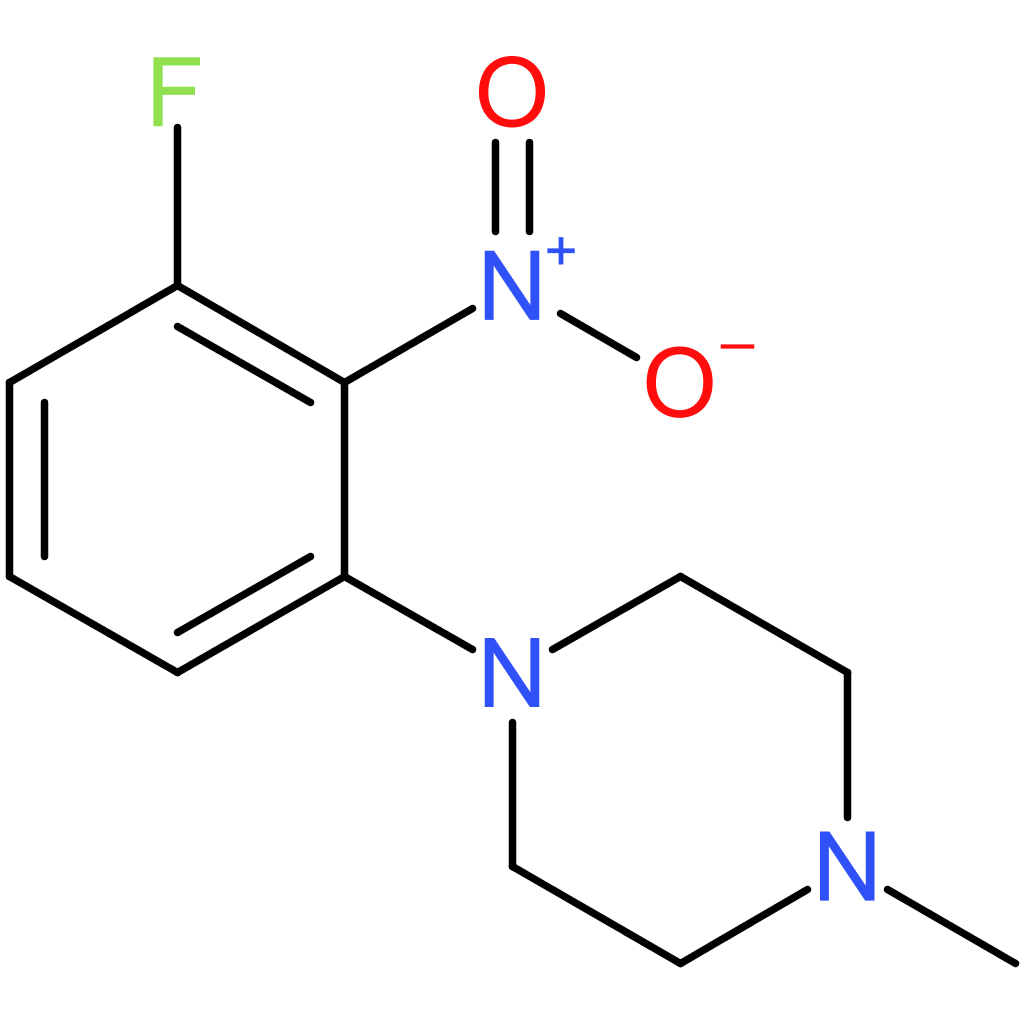 1-(3-Fluoro-2-nitrophenyl)-4-methylpiperazine