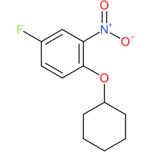 1-(Cyclohexyloxy)-4-fluoro-2-nitrobenzene