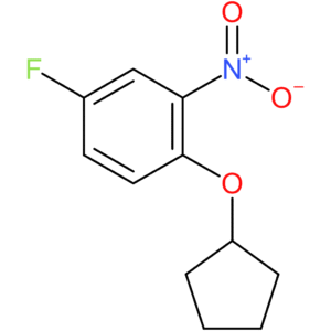 1-(Cyclopentyloxy)-4-fluoro-2-nitrobenzene