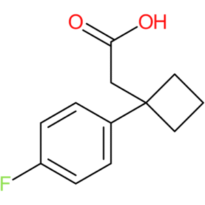 2-[1-(4-Fluorophenyl)cyclobutyl]acetic acid