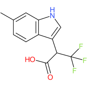 3,3,3-Trifluoro-2-(6-methyl-1H-indol-3-yl)propanoic acid