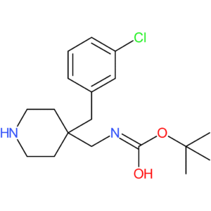 tert-Butyl [4-(3-chlorobenzyl)piperidin-4-yl]methylcarbamate