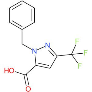 1-Benzyl-3-(trifluoromethyl)-1H-pyrazole-5-carboxylic acid