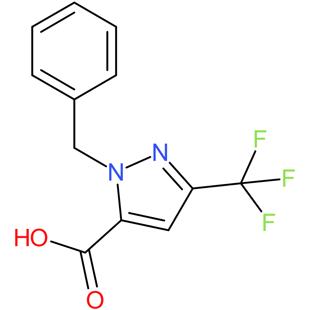 1-Benzyl-3-(trifluoromethyl)-1H-pyrazole-5-carboxylic acid