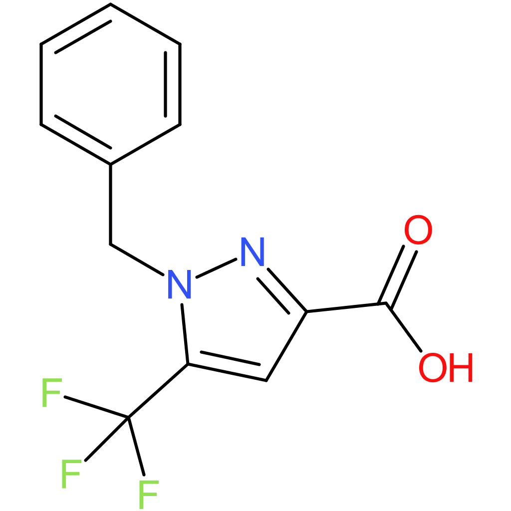 1-Benzyl-5-(trifluoromethyl)-1H-pyrazole-3-carboxylic acid