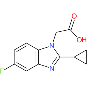 2-{2-Cyclopropyl-5-fluoro-1H-benzo[d]imidazol-1-yl}acetic acid