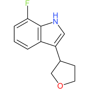 7-Fluoro-3-(tetrahydrofuran-3-yl)-1H-indole