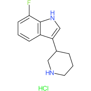 7-Fluoro-3-(piperidin-3-yl)-1H-indole hydrochloride