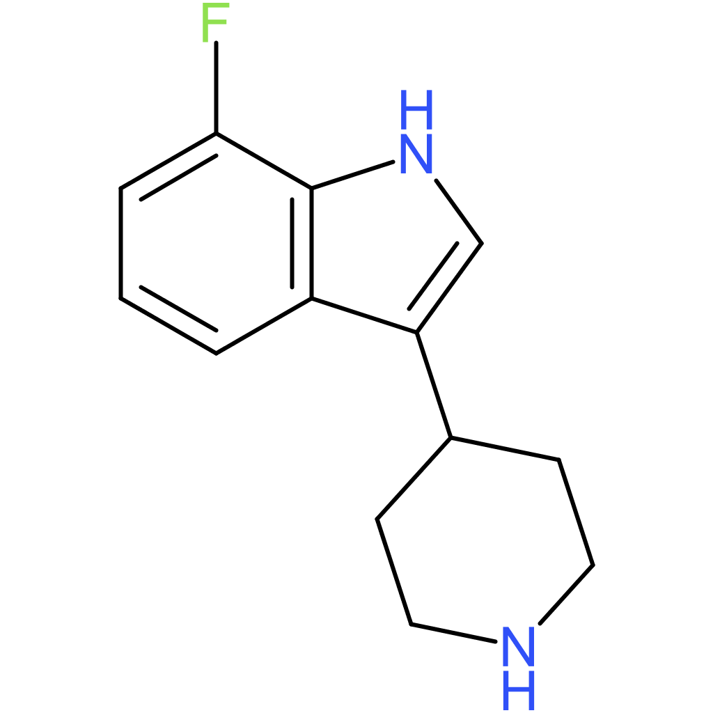 7-Fluoro-3-(piperidin-4-yl)-1H-indole
