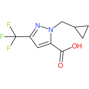 1-(Cyclopropylmethyl)-3-(trifluoromethyl)-1H-pyrazole-5-carboxylic acid