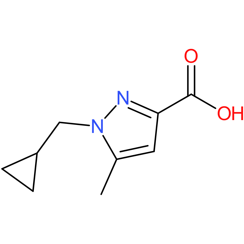 1-(Cyclopropylmethyl)-5-methyl-1H-pyrazole-3-carboxylic acid