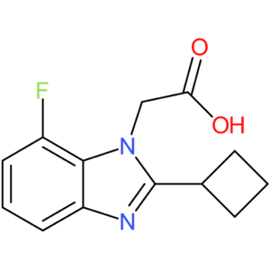 2-{2-Cyclobutyl-7-fluoro-1H-benzo[d]imidazol-1-yl}acetic acid