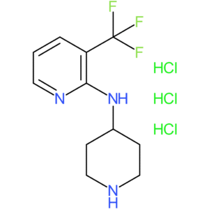 N-(Piperidin-4-yl)-3-(trifluoromethyl)pyridin-2-amine trihydrochloride