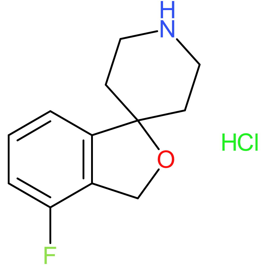 4-Fluoro-3H-spiro[2-benzofuran-1,4′-piperidine] hydrochloride