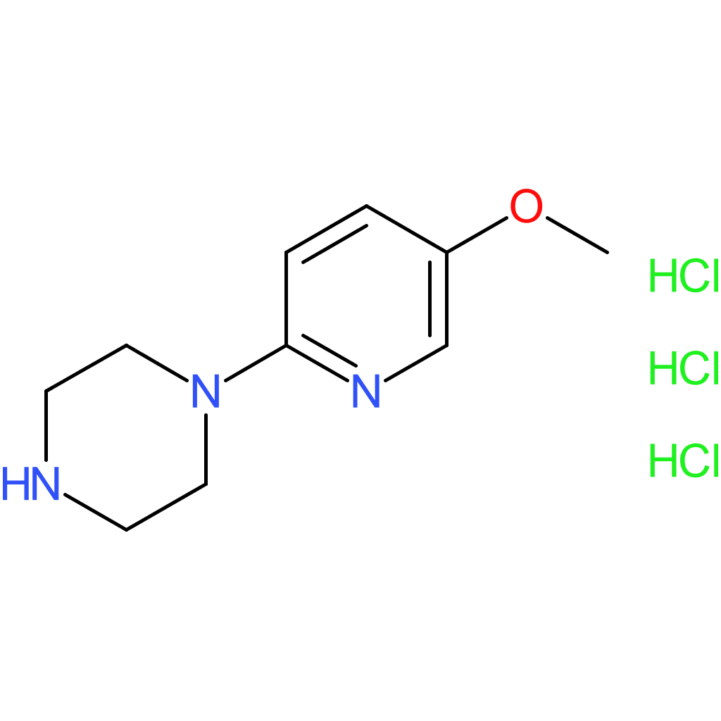 1-(5-Methoxypyridin-2-yl)piperazine trihydrochloride