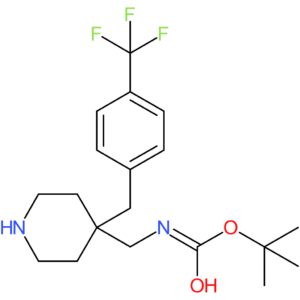 tert-Butyl {4-[4-(trifluoromethyl)benzyl]piperidin-4-yl}methylcarbamate
