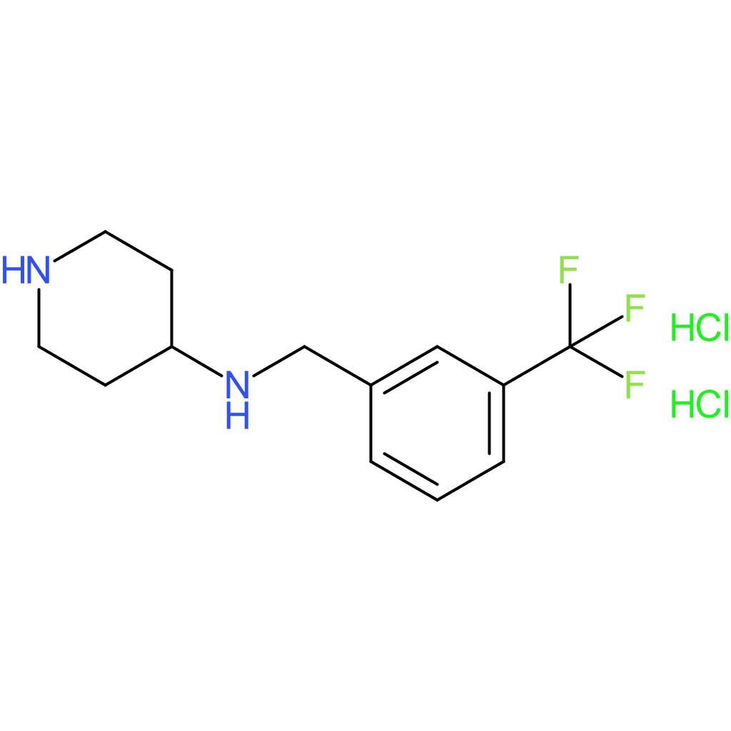 N-[3-(Trifluoromethyl)benzyl]piperidin-4-amine dihydrochloride