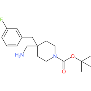 tert-Butyl 4-(aminomethyl)-4-(3-fluorobenzyl)piperidine-1-carboxylate