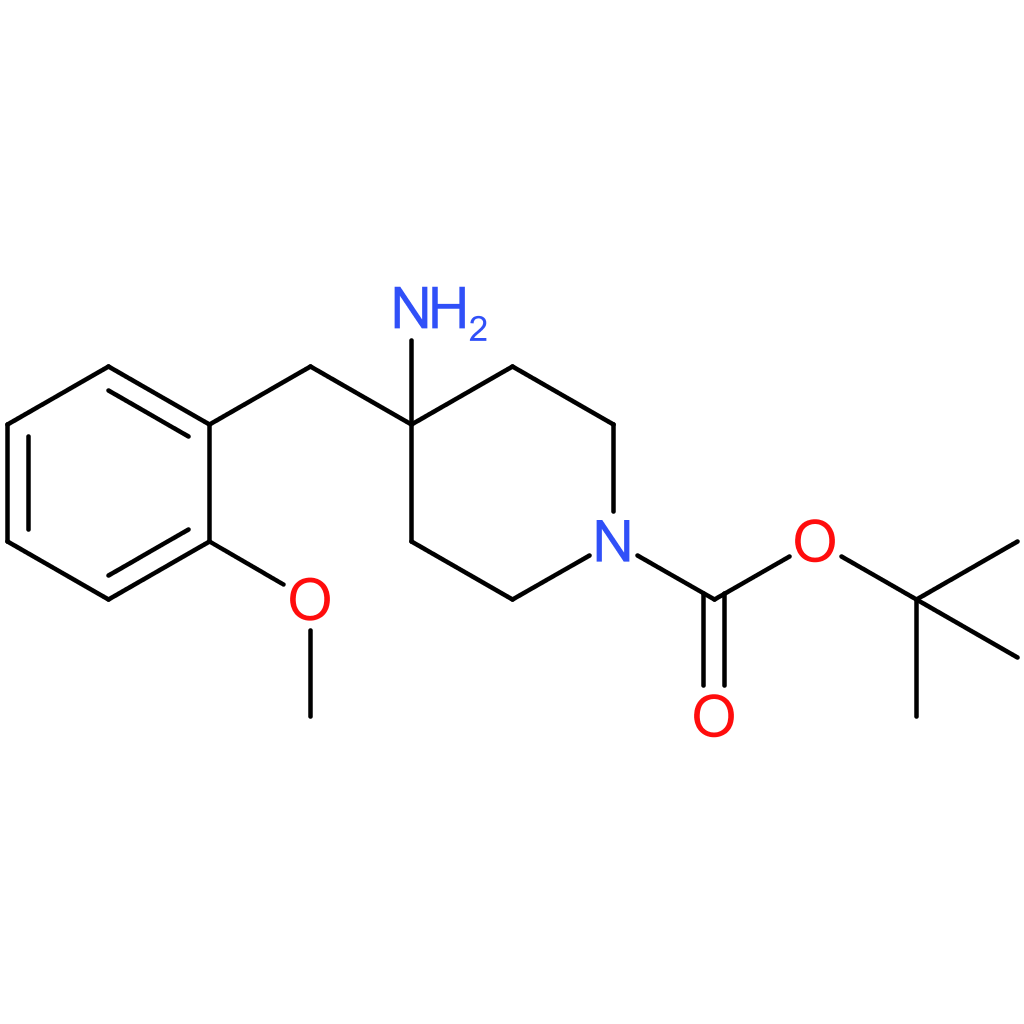 tert-Butyl 4-amino-4-(2-methoxybenzyl)piperidine-1-carboxylate