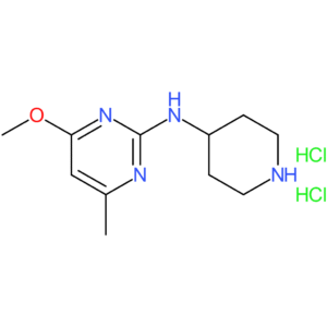 4-Methoxy-6-methyl-N-(piperidin-4-yl)pyrimidin-2-amine dihydrochloride
