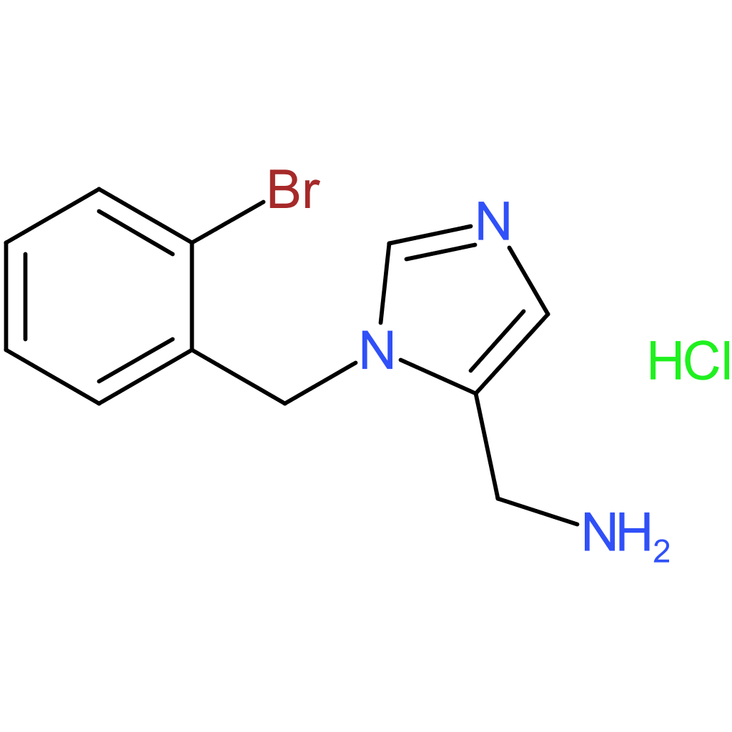 [1-(2-Bromobenzyl)-1H-imidazol-5-yl]methanamine hydrochloride