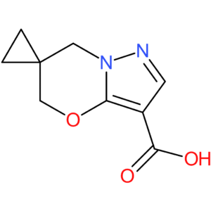 1′,3′-Dihydrospiro{cyclopropane-1,2′-pyrazolo[3,2-b][1,3]oxazine}-5′-carboxylic acid